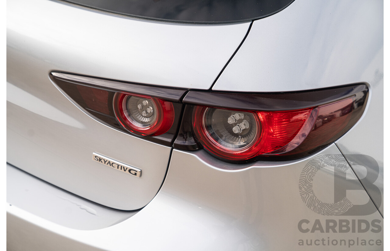03/2020 Mazda 3 Pure G20 BP MY20 4d Hatch Sonic Silver 2.0L