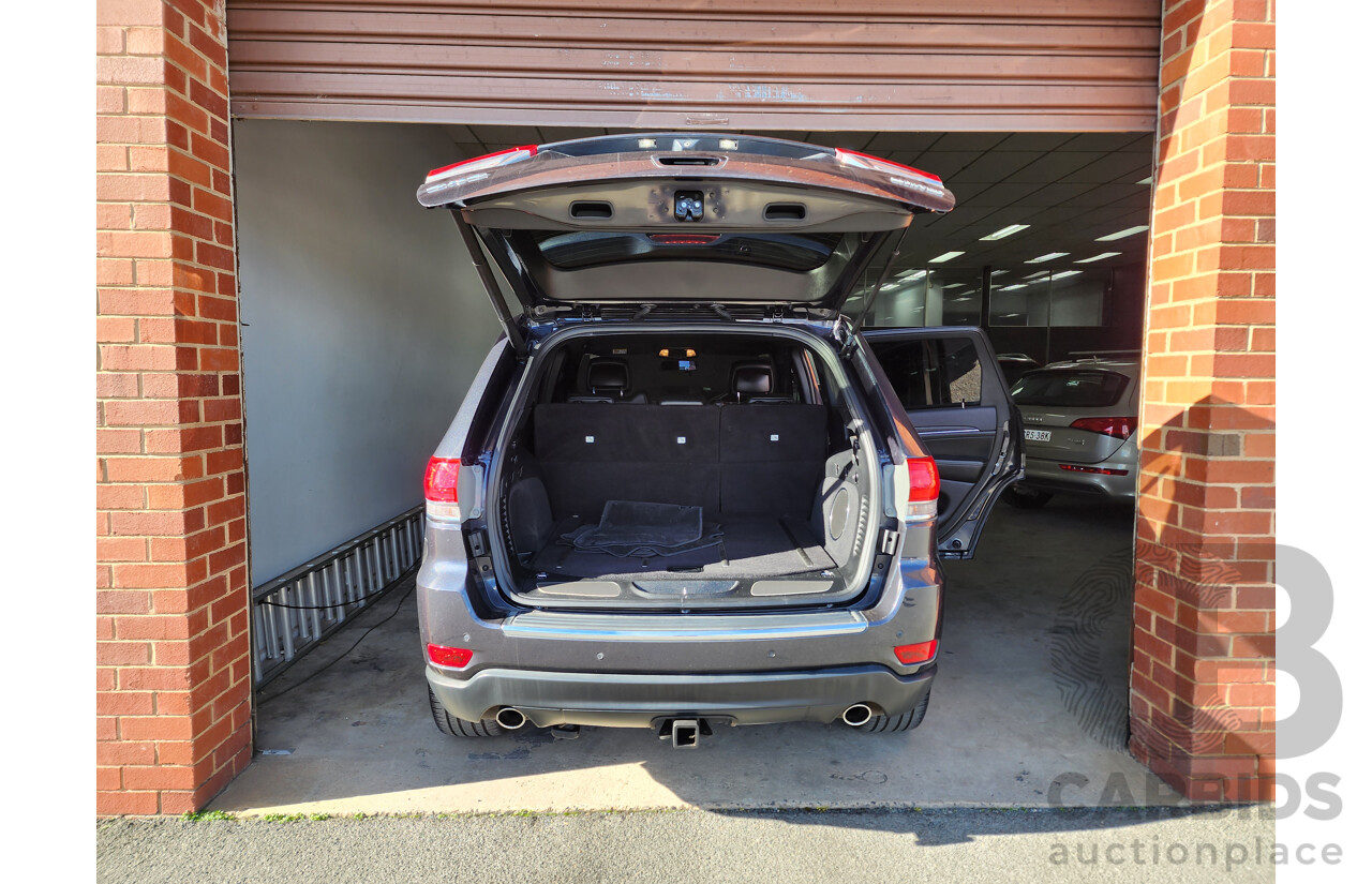 07/2015 Jeep Grand Cherokee Limited (4x4) WK MY15 4d Wagon Grey 3.6L