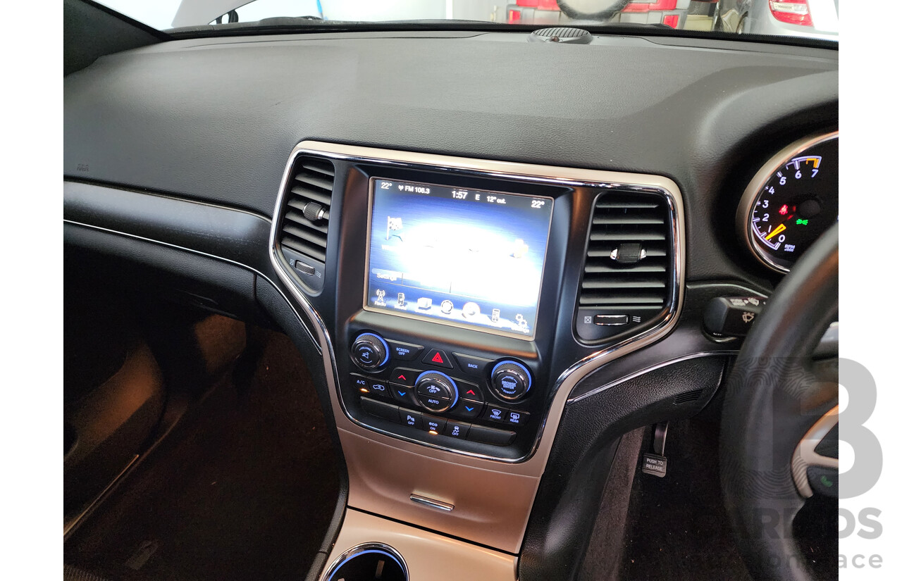 07/2015 Jeep Grand Cherokee Limited (4x4) WK MY15 4d Wagon Grey 3.6L