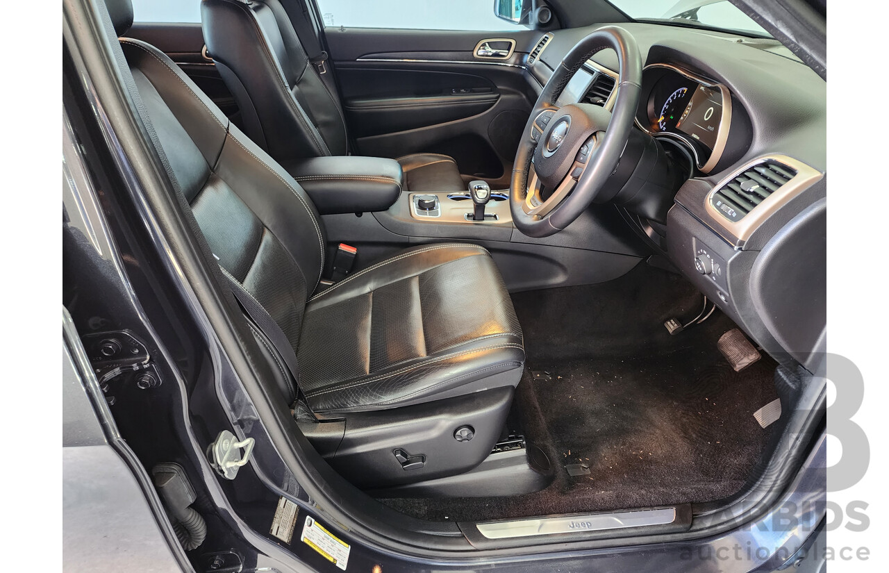 07/2015 Jeep Grand Cherokee Limited (4x4) WK MY15 4d Wagon Grey 3.6L
