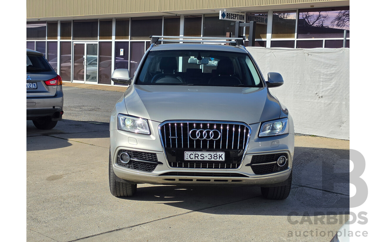 11/2013 Audi Q5 2.0 TDI Quattro (AWD) S-Line 8R MY13 4D Wagon Silver Turbo Diesel 2.0L