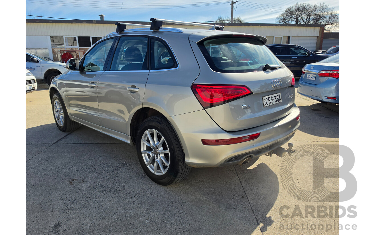 11/2013 Audi Q5 2.0 TDI Quattro (AWD) S-Line 8R MY13 4D Wagon Silver Turbo Diesel 2.0L