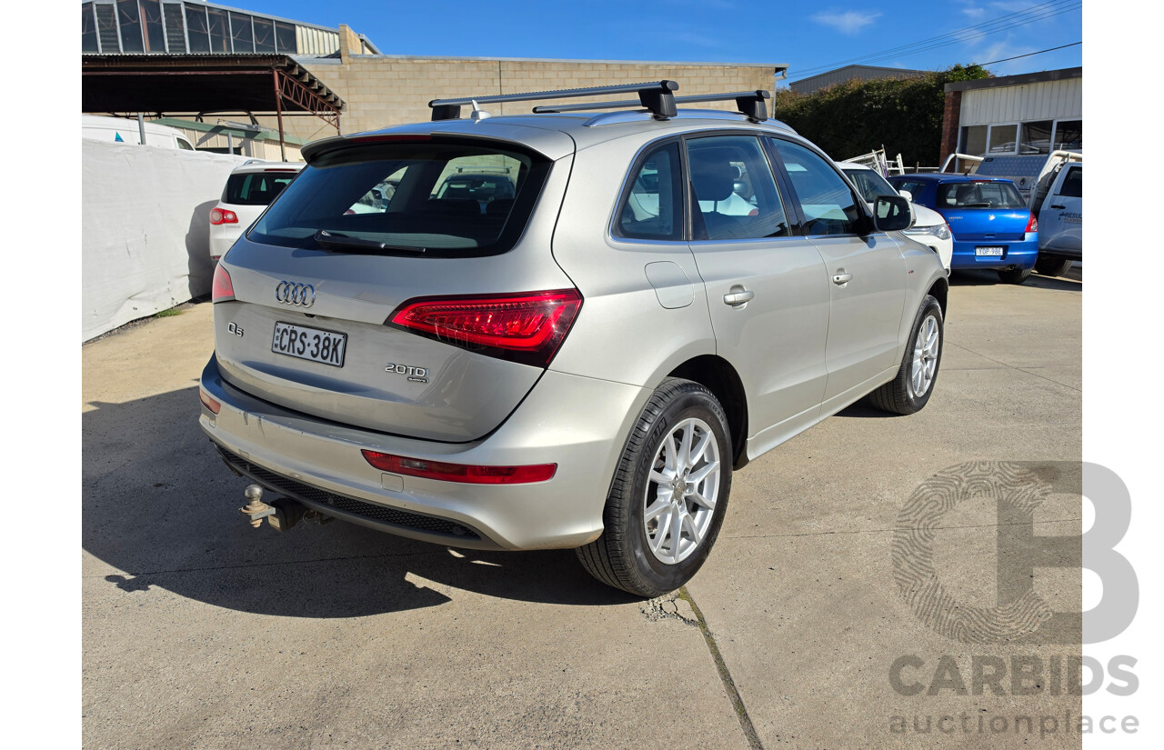 11/2013 Audi Q5 2.0 TDI Quattro (AWD) S-Line 8R MY13 4D Wagon Silver Turbo Diesel 2.0L