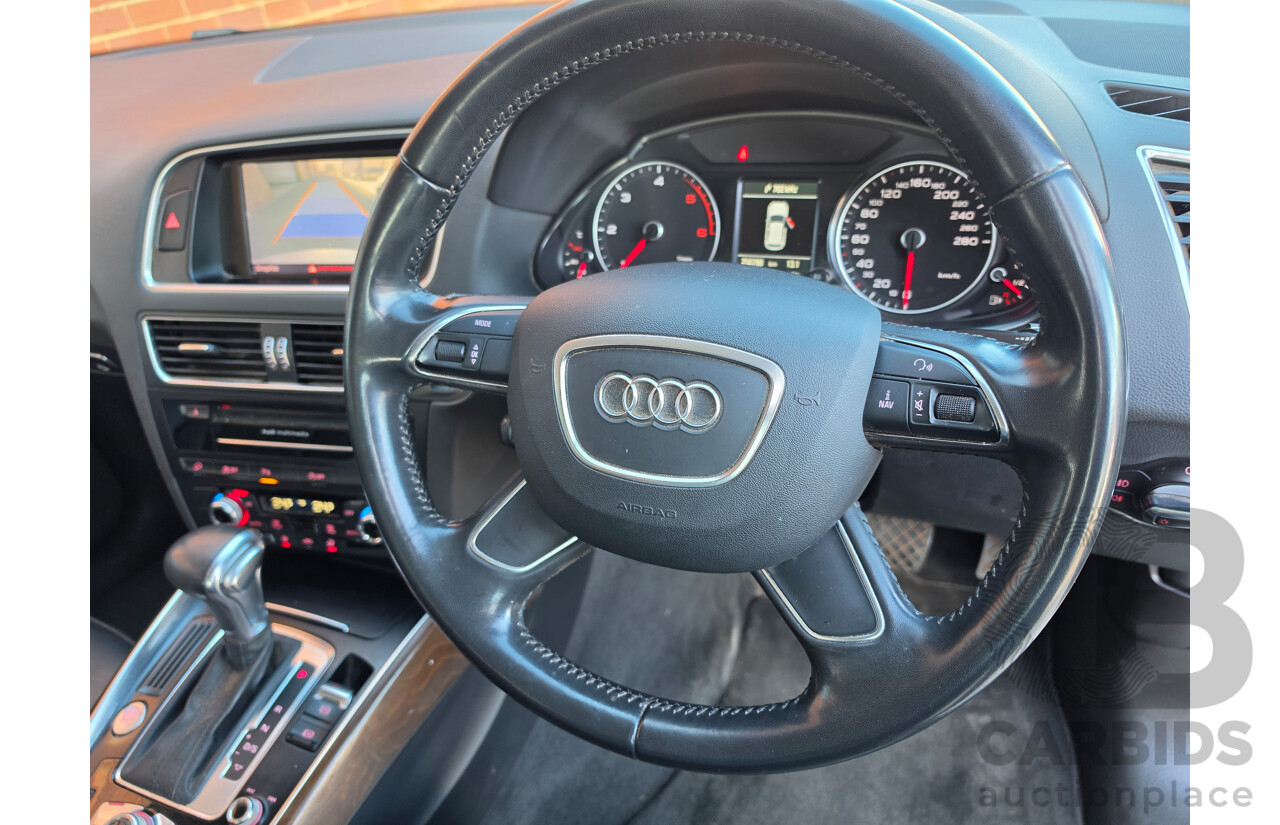 11/2013 Audi Q5 2.0 TDI Quattro (AWD) S-Line  8R MY13 4D Wagon Silver Turbo Diesel 2.0L
