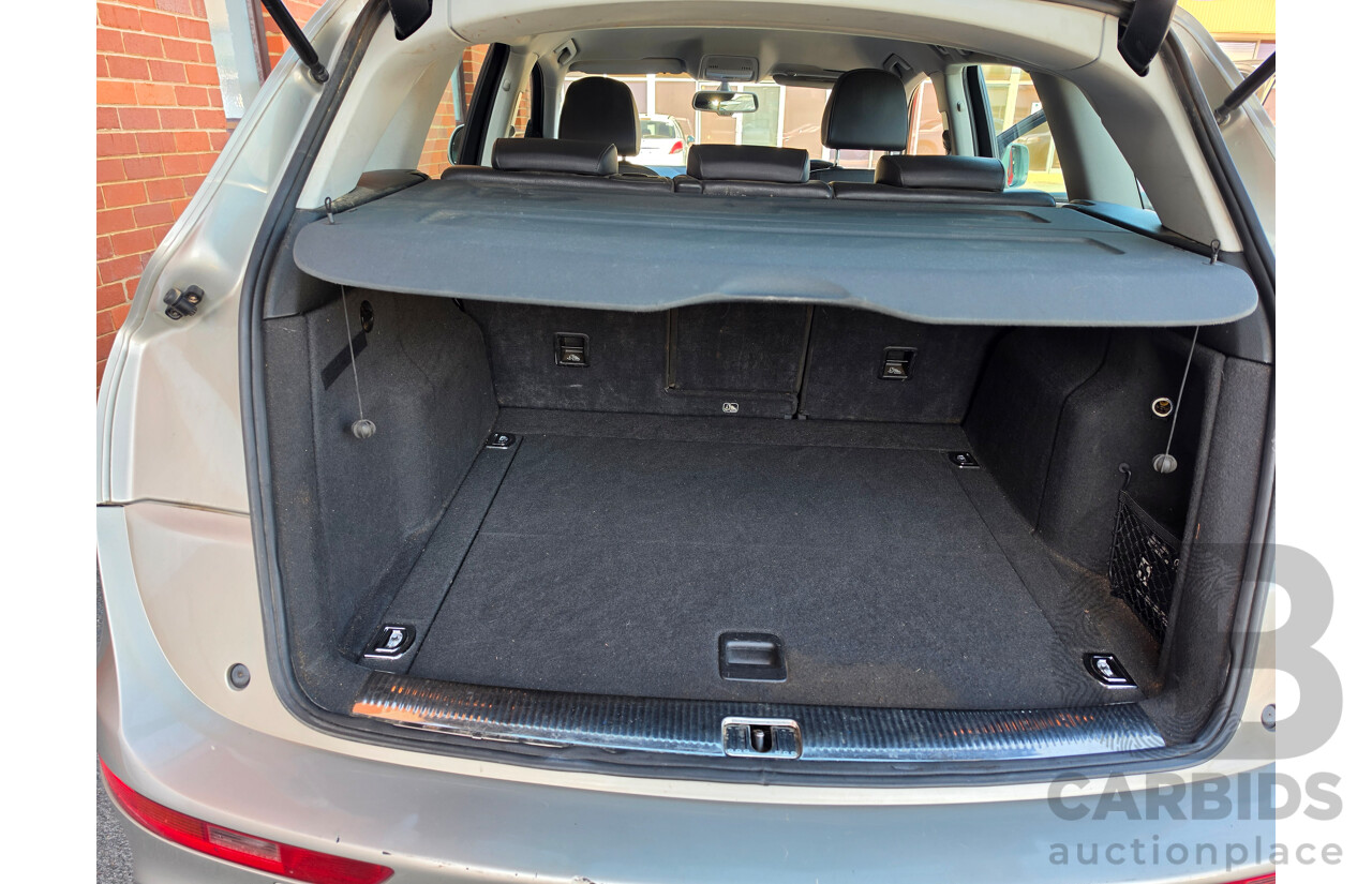 11/2013 Audi Q5 2.0 TDI Quattro (AWD) S-Line  8R MY13 4D Wagon Silver Turbo Diesel 2.0L