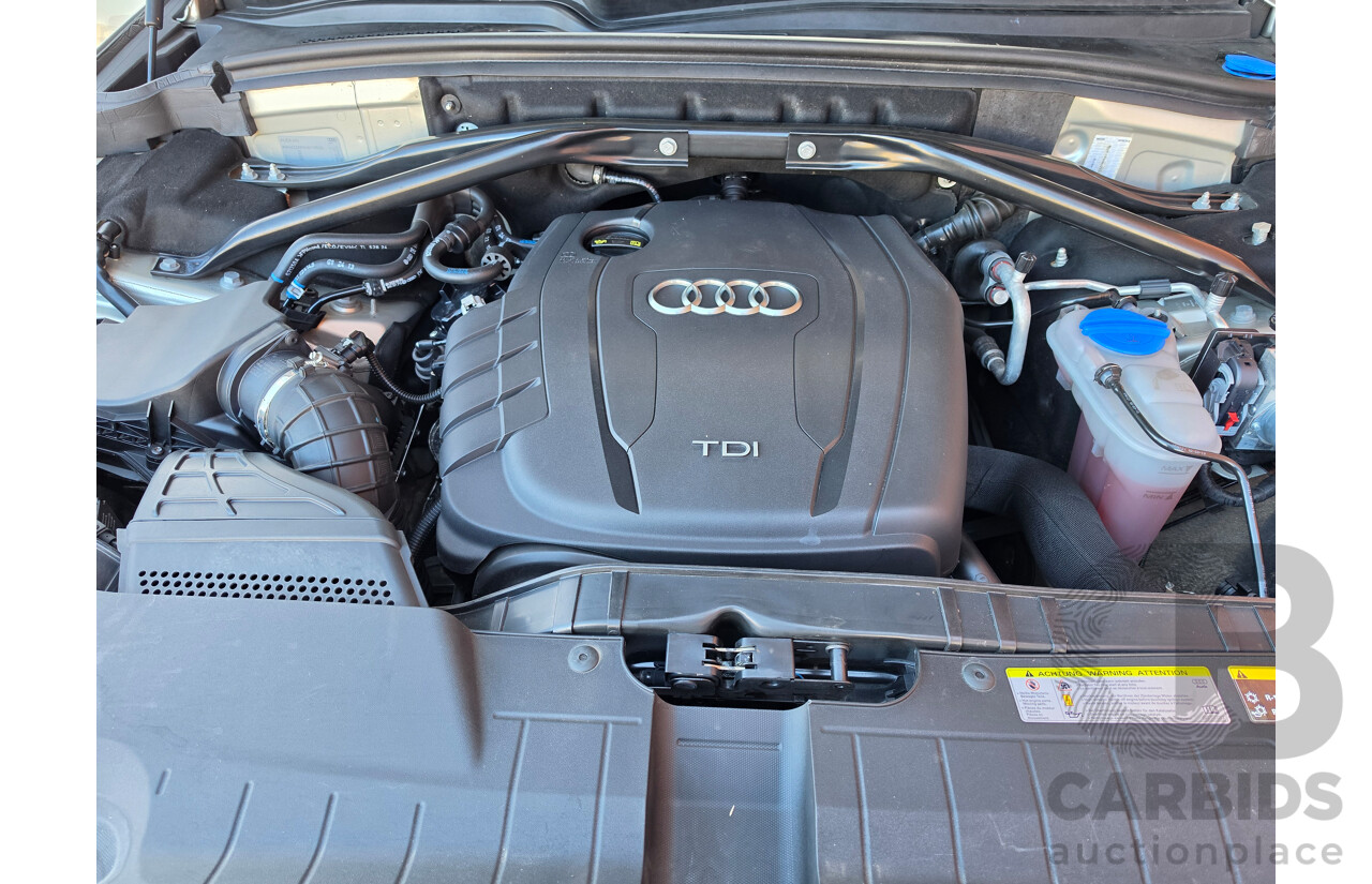 11/2013 Audi Q5 2.0 TDI Quattro (AWD) S-Line  8R MY13 4D Wagon Silver Turbo Diesel 2.0L