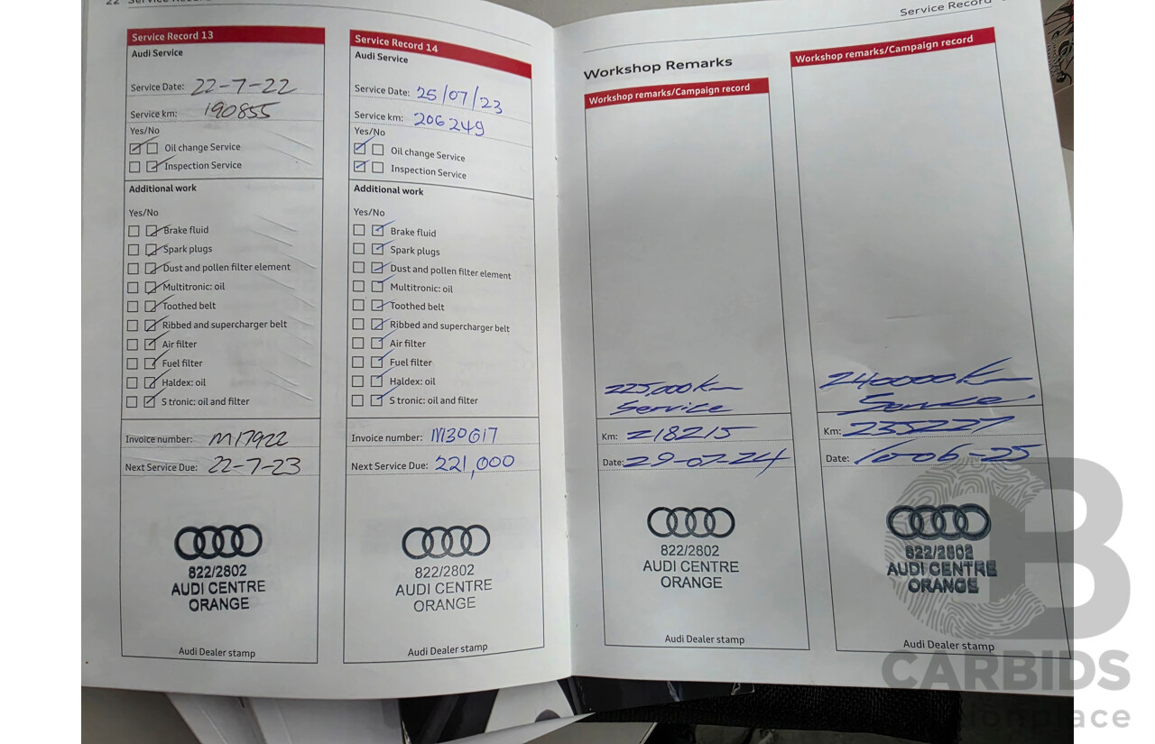 11/2013 Audi Q5 2.0 TDI Quattro (AWD) S-Line  8R MY13 4D Wagon Silver Turbo Diesel 2.0L
