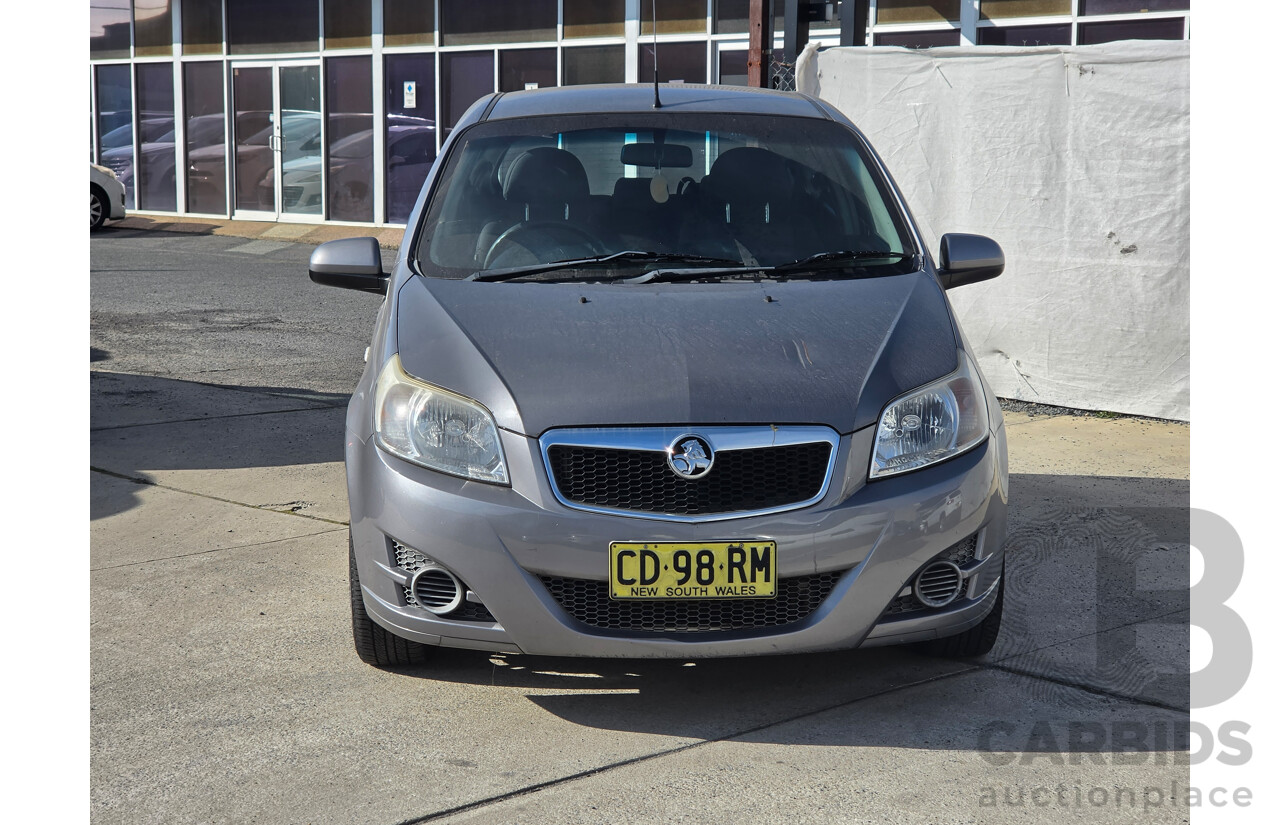 04/2010 Holden Barina  TK MY10 3d Hatchback Silver 1.6L