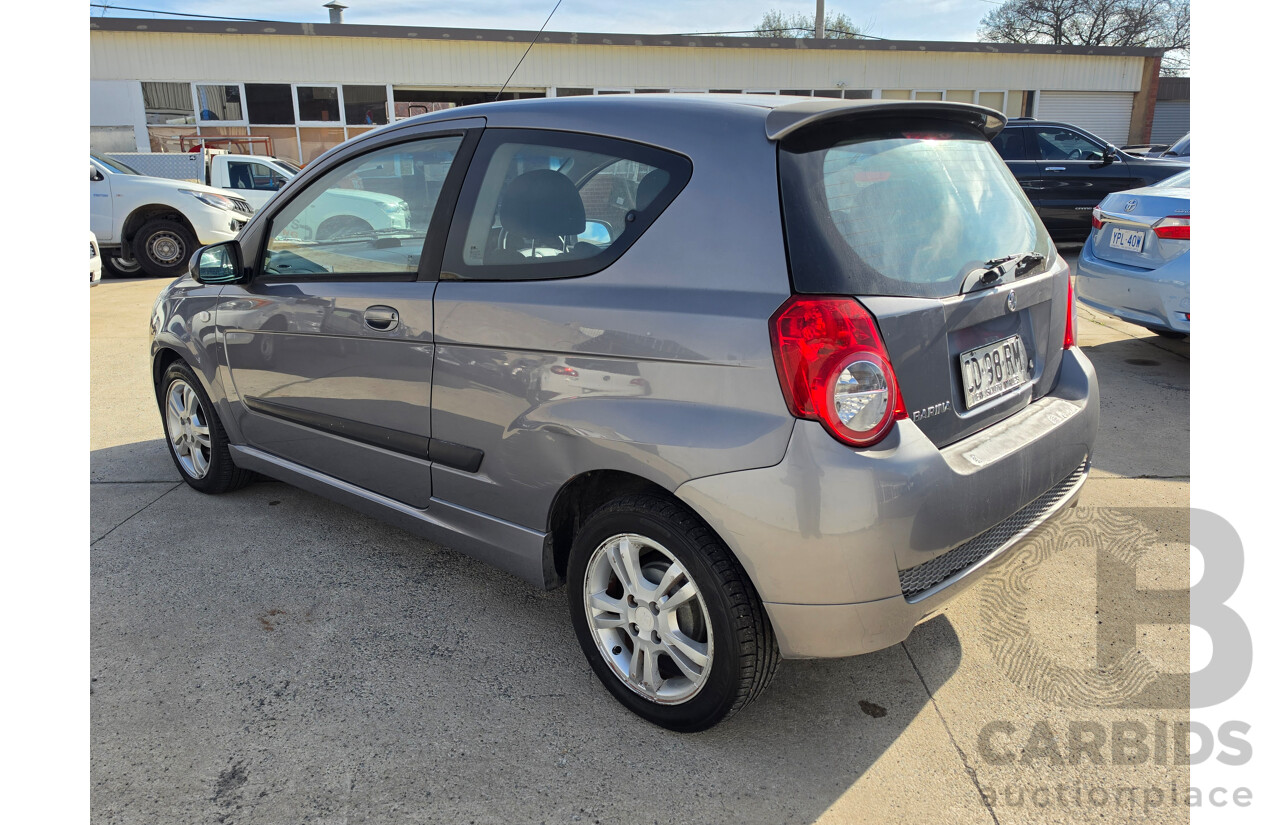 04/2010 Holden Barina  TK MY10 3d Hatchback Silver 1.6L