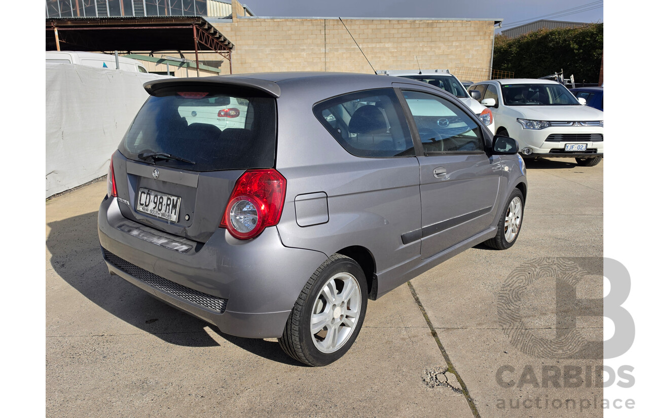 04/2010 Holden Barina  TK MY10 3d Hatchback Silver 1.6L
