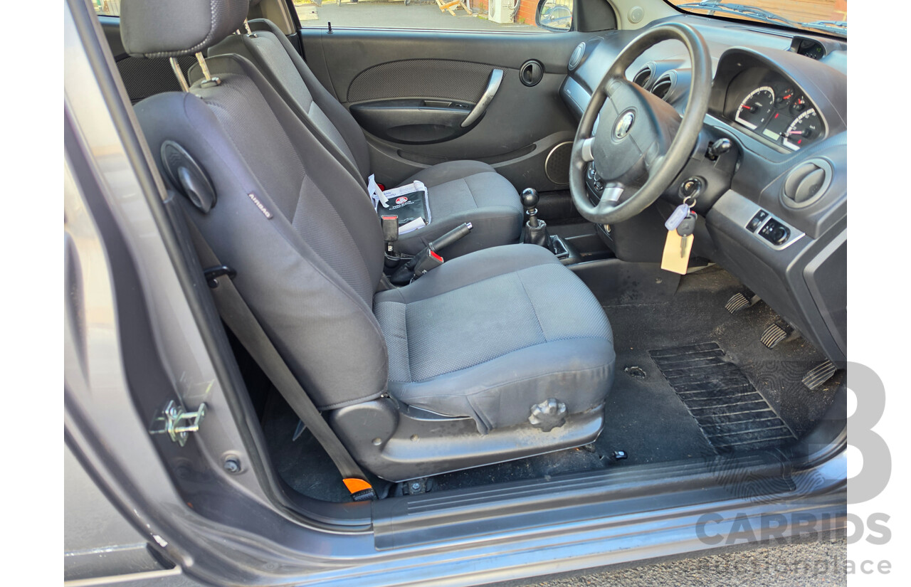 04/2010 Holden Barina  TK MY10 3d Hatchback Silver 1.6L