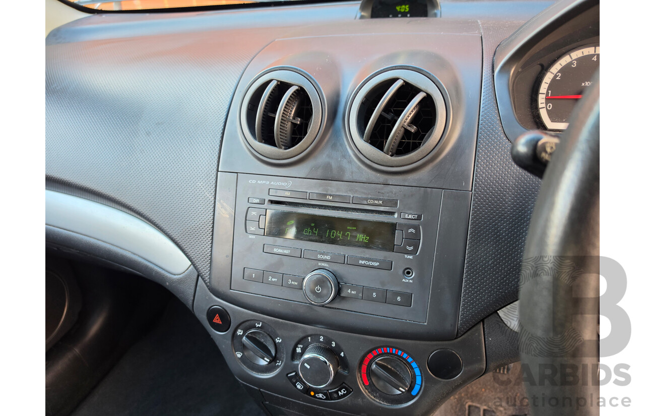 04/2010 Holden Barina  TK MY10 3d Hatchback Silver 1.6L
