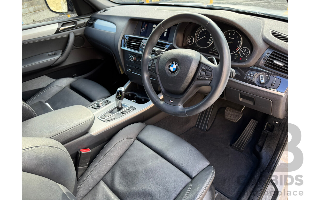 08/2013 Bmw X3 xDRIVE 28i 4WD F25 MY13 4D Wagon Alpin White 2.0L