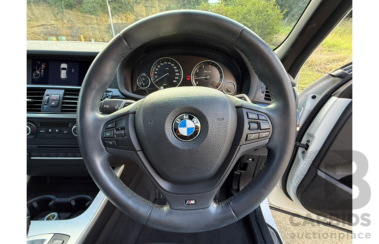08/2013 Bmw X3 xDRIVE 28i 4WD F25 MY13 4D Wagon Alpin White 2.0L