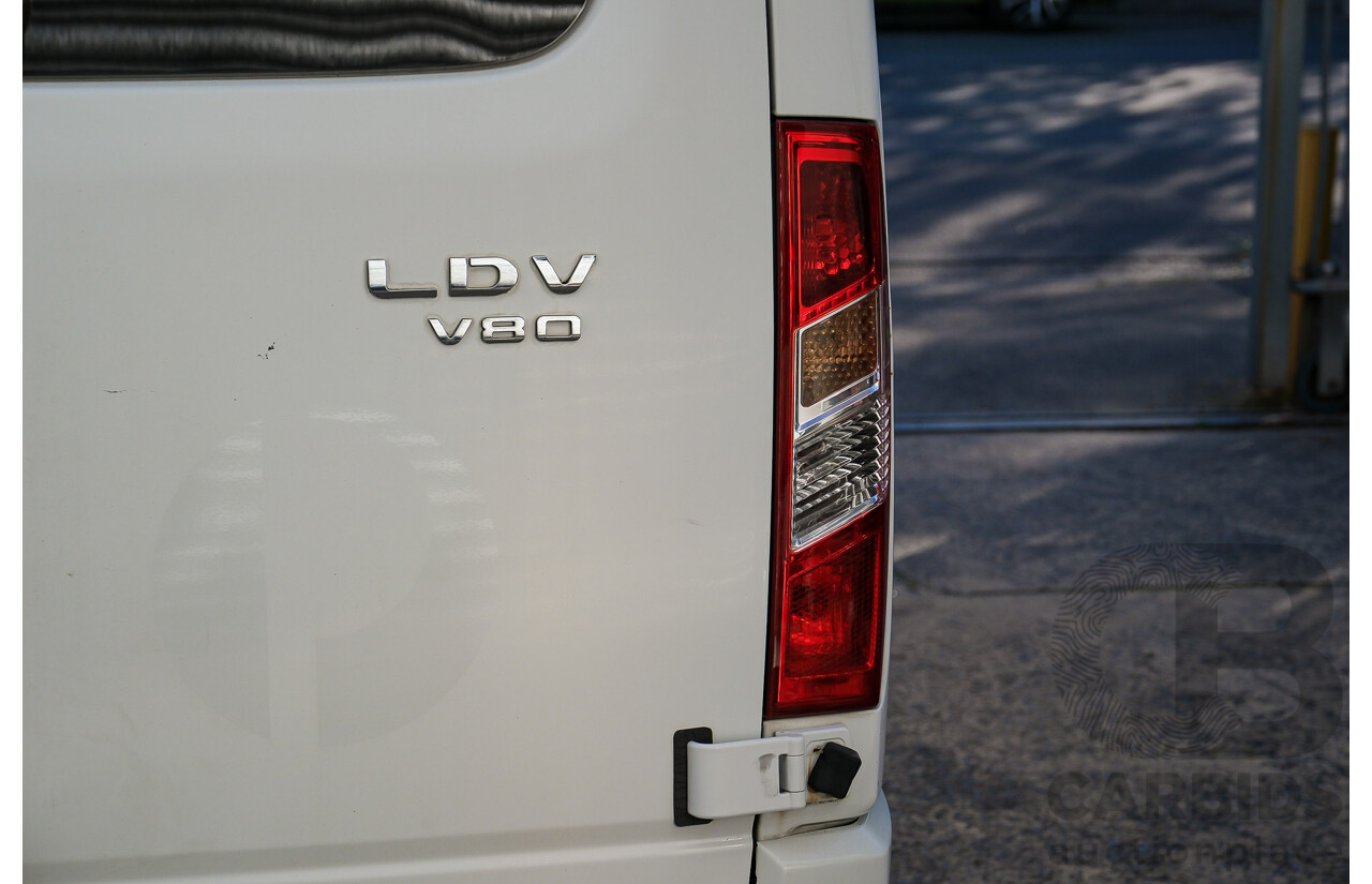 04/2017 LDV V80 LWB Mid Roof K1 4D Van White Turbo Diesel 2.5L