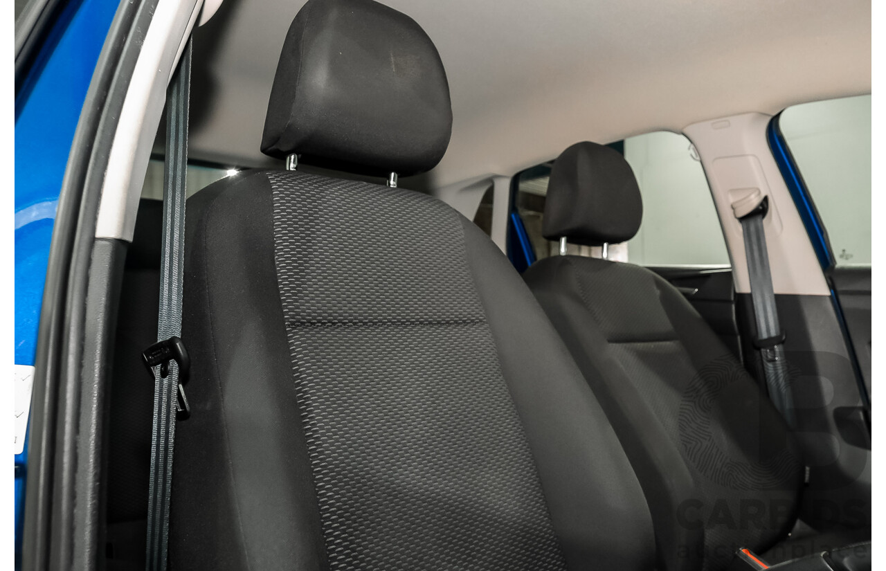 02/2019 Volkswagen Polo 70TSI Trendline AW MY19 5D Hatchback Blue Turbo 1.0L