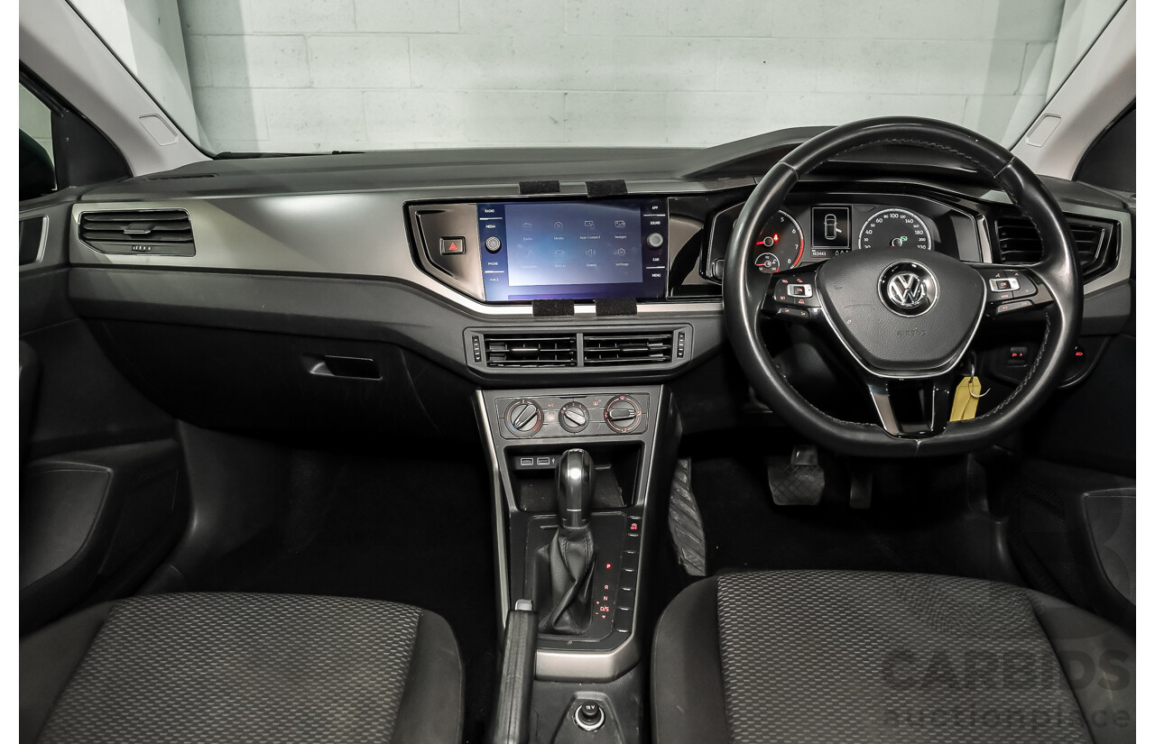 02/2019 Volkswagen Polo 70TSI Trendline AW MY19 5D Hatchback Blue Turbo 1.0L