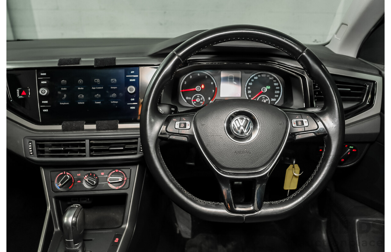 02/2019 Volkswagen Polo 70TSI Trendline AW MY19 5D Hatchback Blue Turbo 1.0L