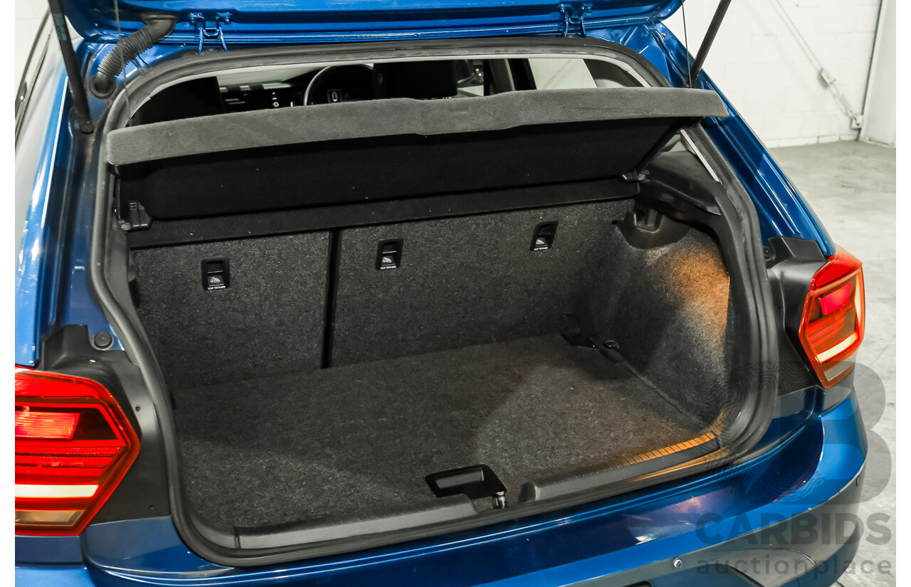 02/2019 Volkswagen Polo 70TSI Trendline AW MY19 5D Hatchback Blue Turbo 1.0L