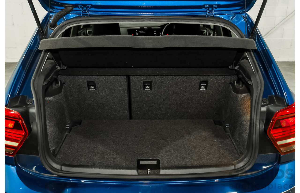 02/2019 Volkswagen Polo 70TSI Trendline AW MY19 5D Hatchback Blue Turbo 1.0L