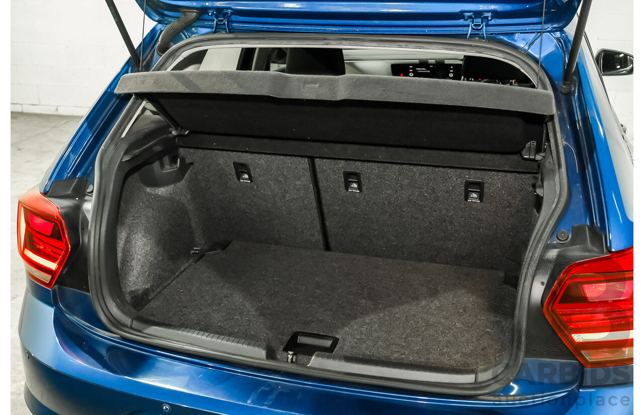 02/2019 Volkswagen Polo 70TSI Trendline AW MY19 5D Hatchback Blue Turbo 1.0L