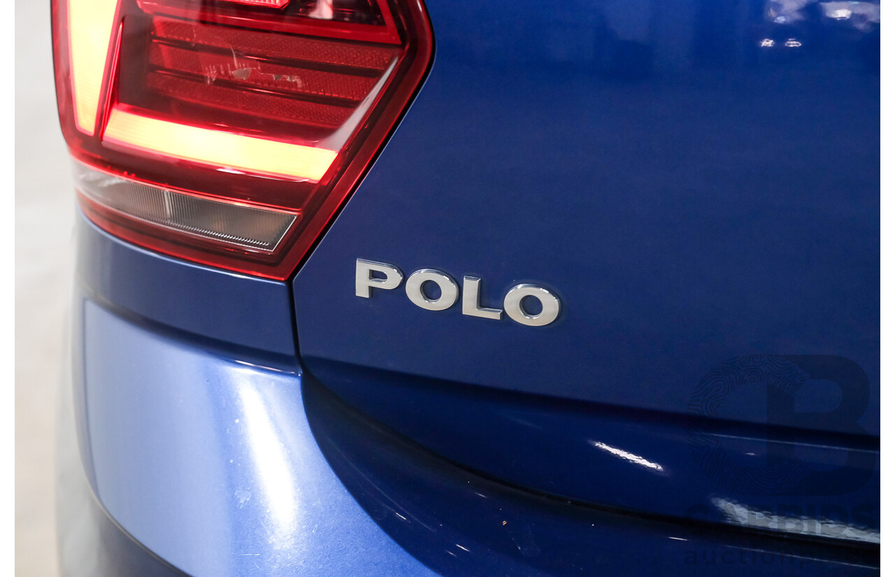 02/2019 Volkswagen Polo 70TSI Trendline AW MY19 5D Hatchback Blue Turbo 1.0L