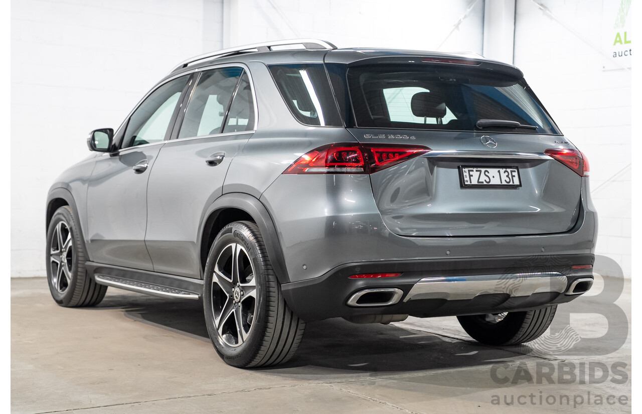 8/2019 Mercedes-Benz GLE300d 4Matic (AWD) V167 MY19 4d Wagon Selenite Grey Turbo Diesel 2.0L