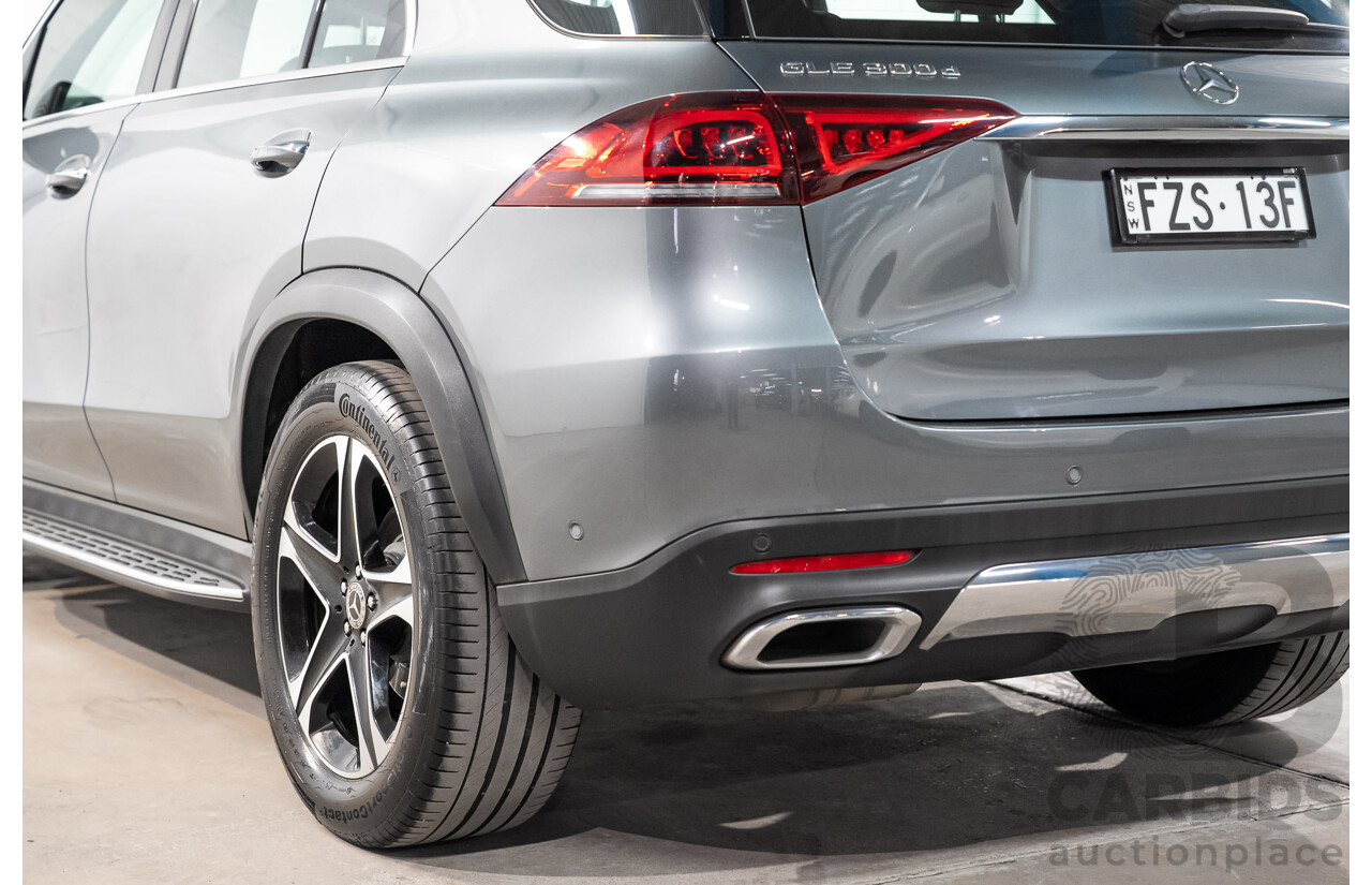 8/2019 Mercedes-Benz GLE300d 4Matic (AWD) V167 MY19 4d Wagon Selenite Grey Turbo Diesel 2.0L