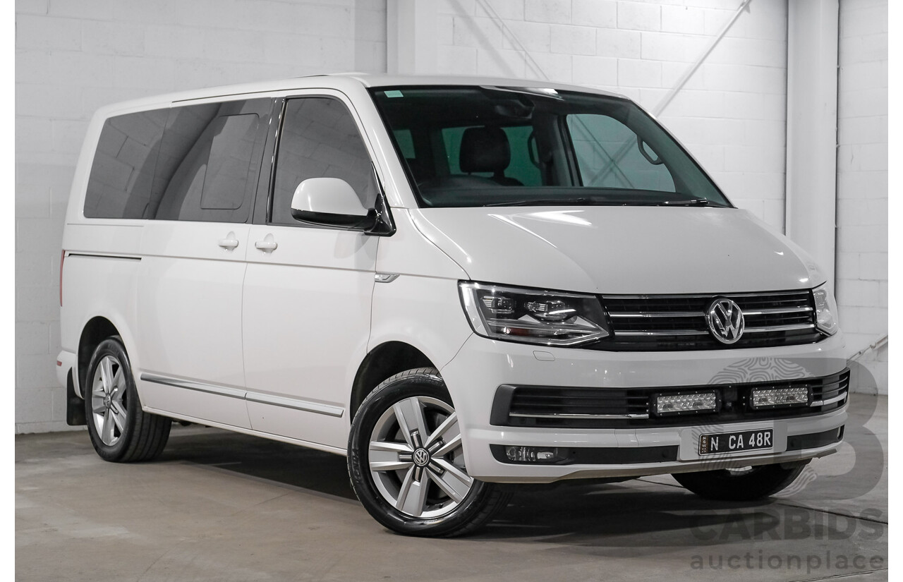 04/2019 Volkswagen Multivan Highline TDI450 T6 MY19 4d Wagon White Twin-Turbo Diesel 2.0L