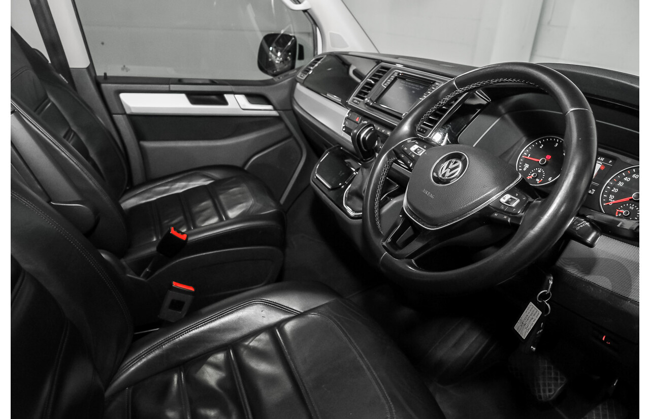 04/2019 Volkswagen Multivan Highline TDI450 T6 MY19 4d Wagon White Twin-Turbo Diesel 2.0L