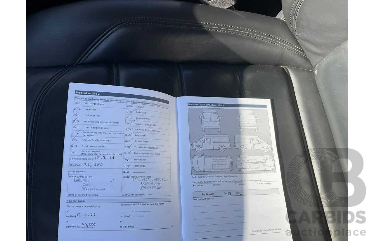 04/2019 Volkswagen Multivan Highline TDI450 T6 MY19 4d Wagon White Twin-Turbo Diesel 2.0L