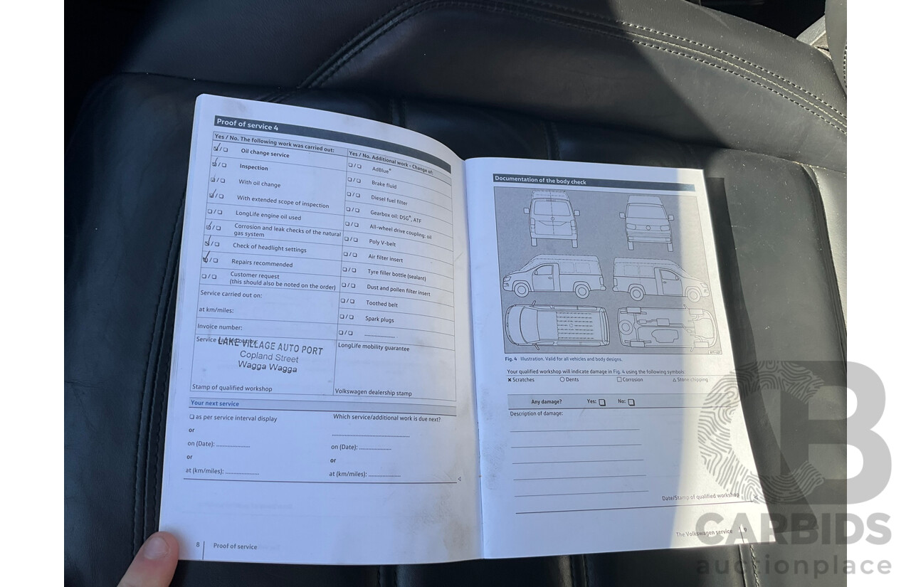 04/2019 Volkswagen Multivan Highline TDI450 T6 MY19 4d Wagon White Twin-Turbo Diesel 2.0L