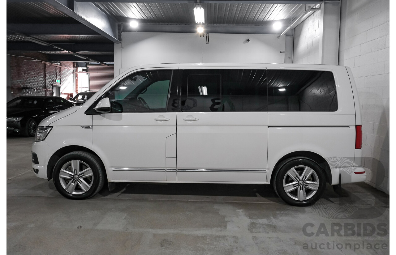 04/2019 Volkswagen Multivan Highline TDI450 T6 MY19 4d Wagon White Twin-Turbo Diesel 2.0L