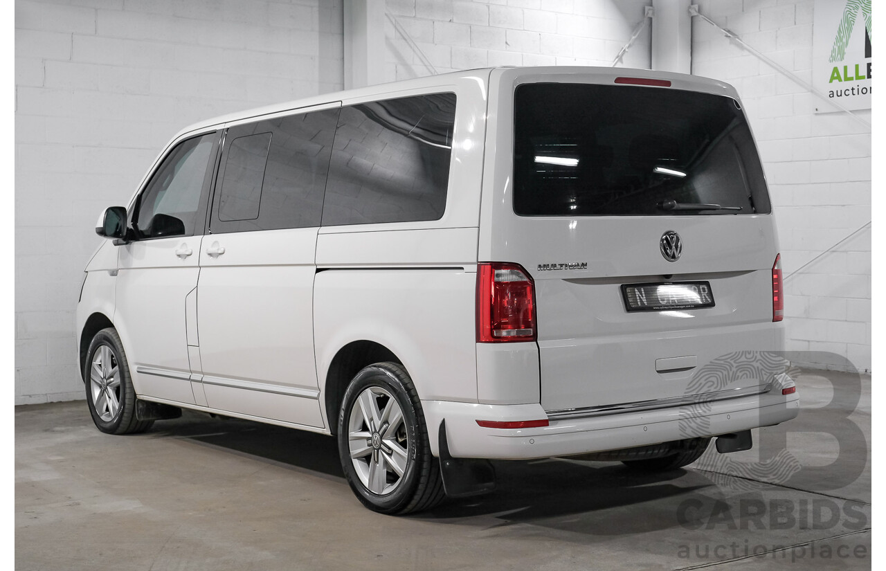 04/2019 Volkswagen Multivan Highline TDI450 T6 MY19 4d Wagon White Twin-Turbo Diesel 2.0L