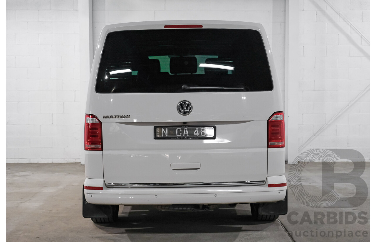 04/2019 Volkswagen Multivan Highline TDI450 T6 MY19 4d Wagon White Twin-Turbo Diesel 2.0L
