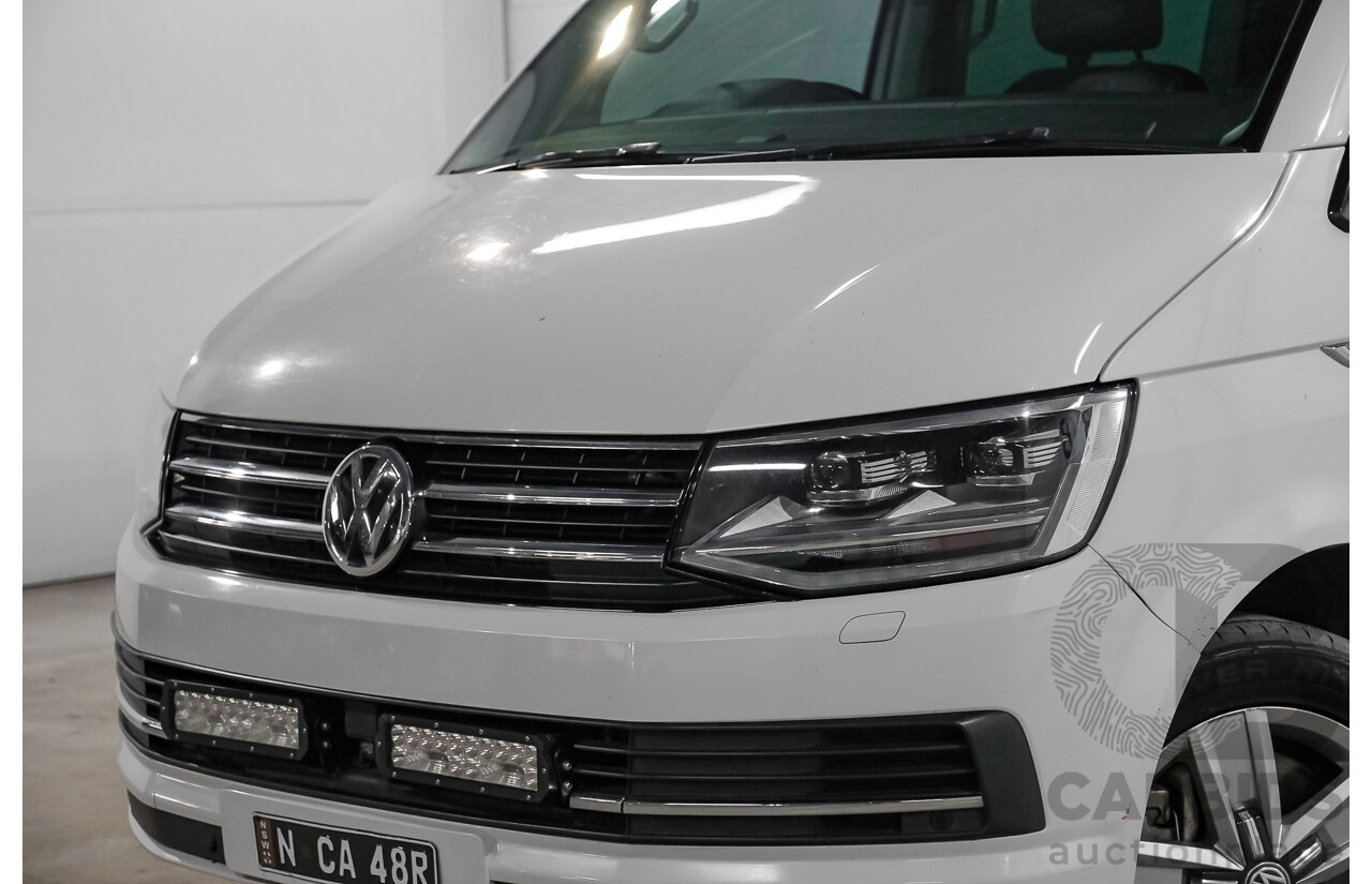 04/2019 Volkswagen Multivan Highline TDI450 T6 MY19 4d Wagon White Twin-Turbo Diesel 2.0L