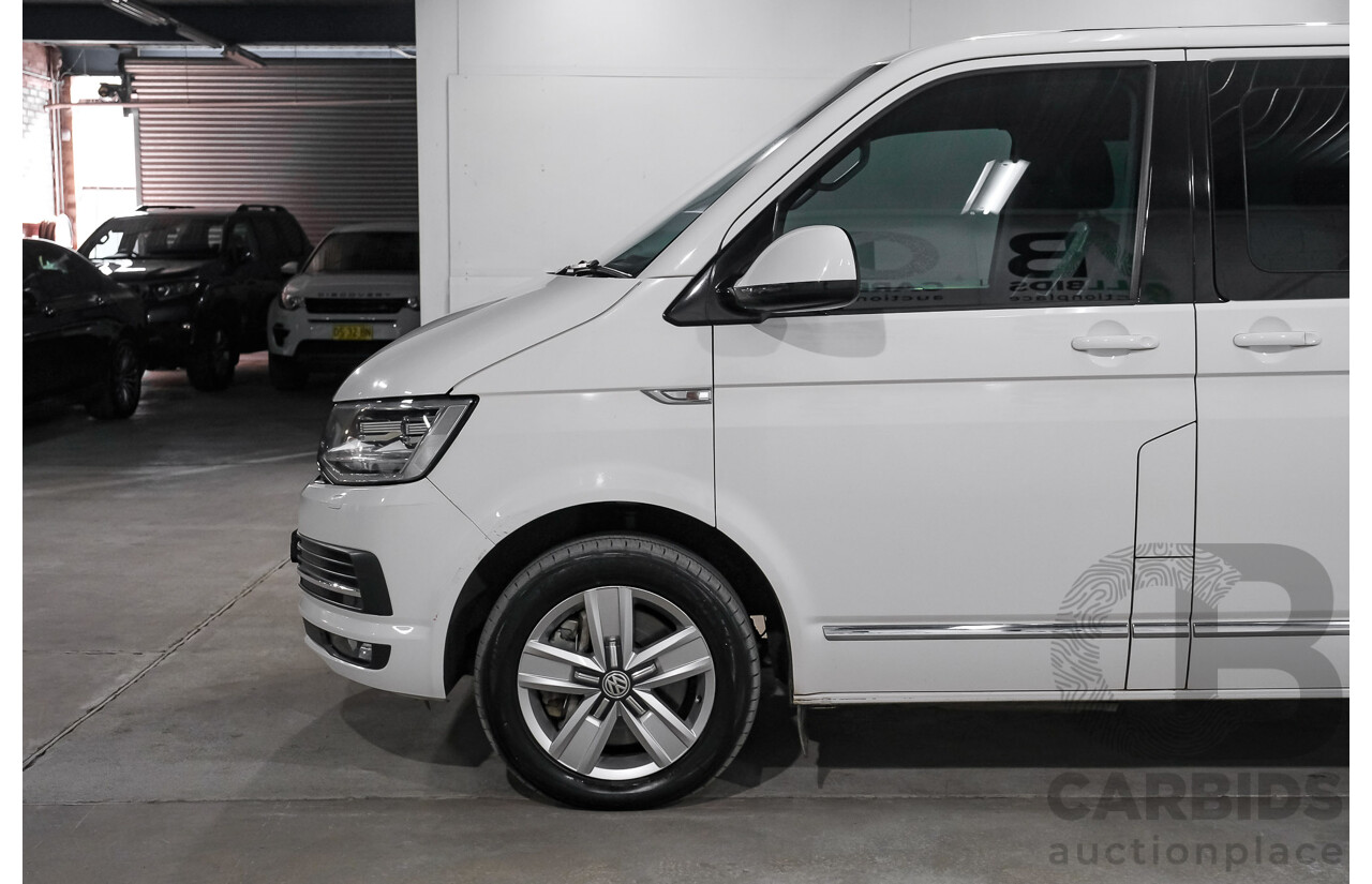04/2019 Volkswagen Multivan Highline TDI450 T6 MY19 4d Wagon White Twin-Turbo Diesel 2.0L
