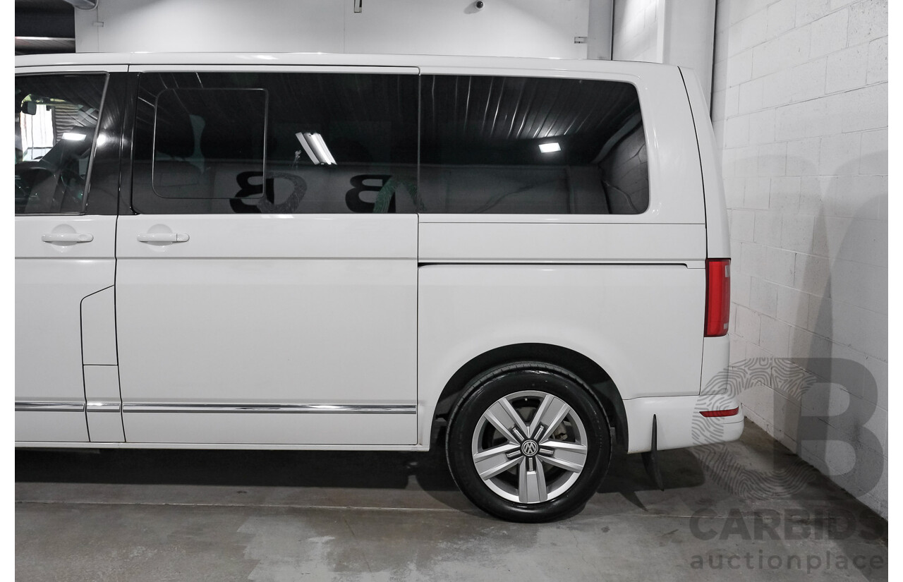 04/2019 Volkswagen Multivan Highline TDI450 T6 MY19 4d Wagon White Twin-Turbo Diesel 2.0L