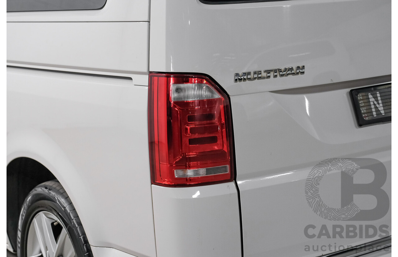 04/2019 Volkswagen Multivan Highline TDI450 T6 MY19 4d Wagon White Twin-Turbo Diesel 2.0L