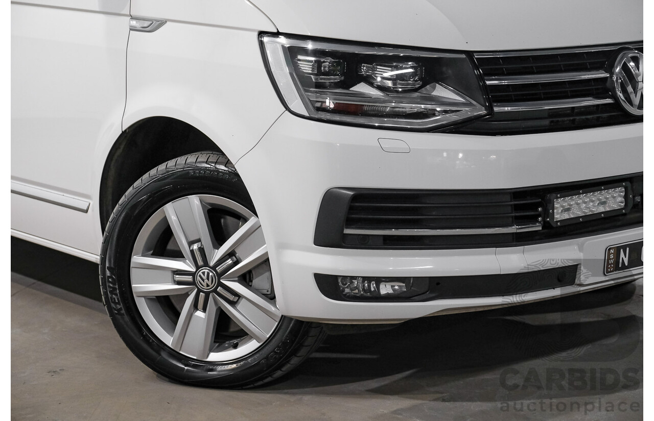 04/2019 Volkswagen Multivan Highline TDI450 T6 MY19 4d Wagon White Twin-Turbo Diesel 2.0L