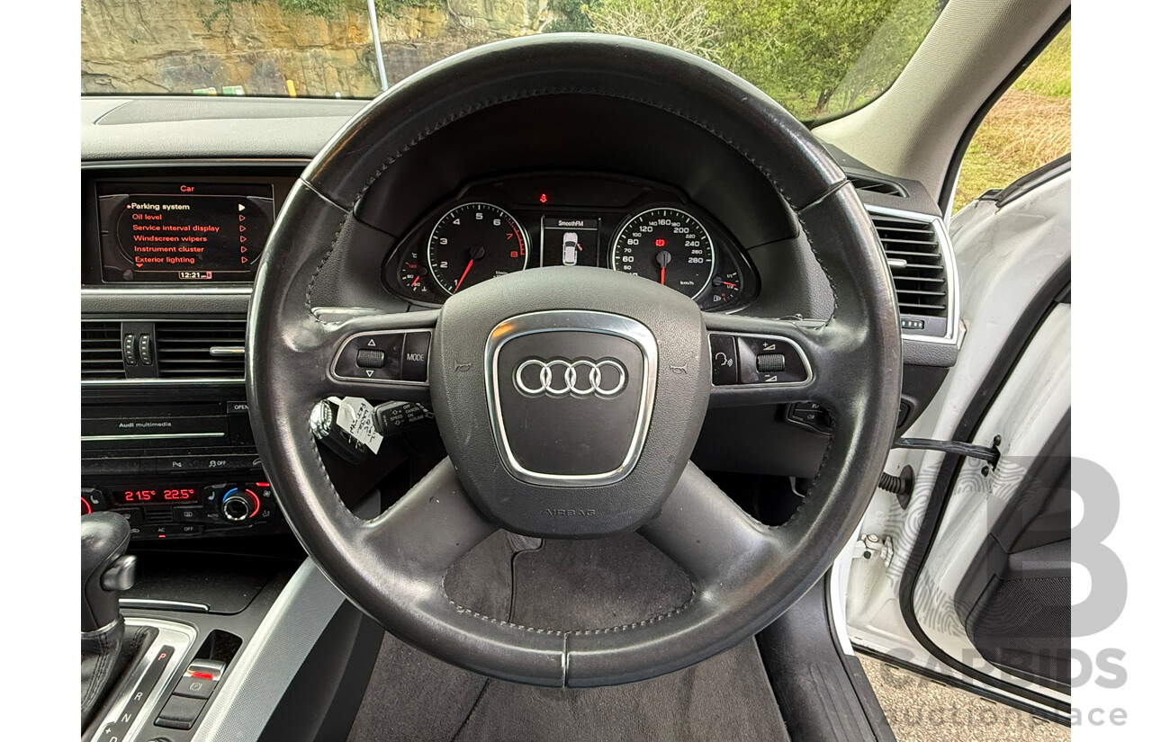 01/2012 Audi Q5 2.0 TFSI QUATTRO AWD 8R MY12 4D Wagon Ibis White 2.0L