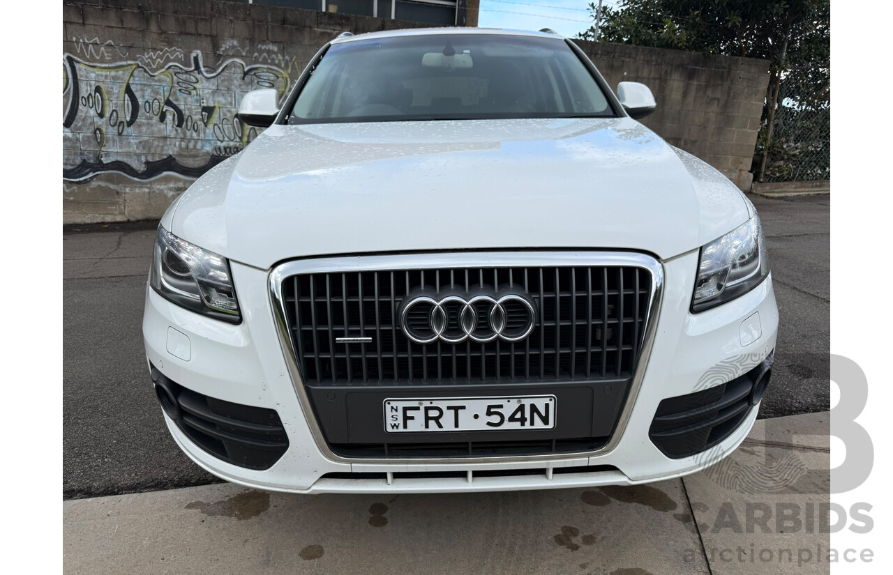01/2012 Audi Q5 2.0 TFSI QUATTRO AWD 8R MY12 4D Wagon Ibis White 2.0L