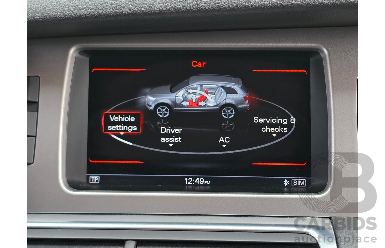 4/2014 Audi Q7 3.0 TDI Quattro (AWD) MY14 4d Wagon White Turbo Diesel 3.0L