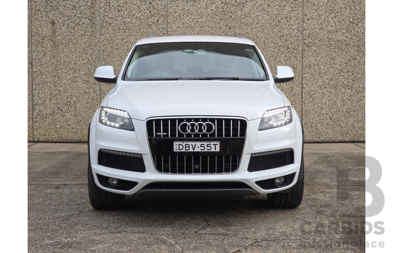 4/2014 Audi Q7 3.0 TDI Quattro (AWD) MY14 4d Wagon White Turbo Diesel 3.0L