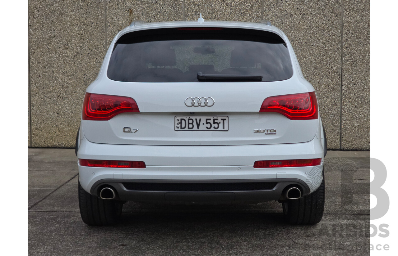 4/2014 Audi Q7 3.0 TDI Quattro (AWD) MY14 4d Wagon White Turbo Diesel 3.0L