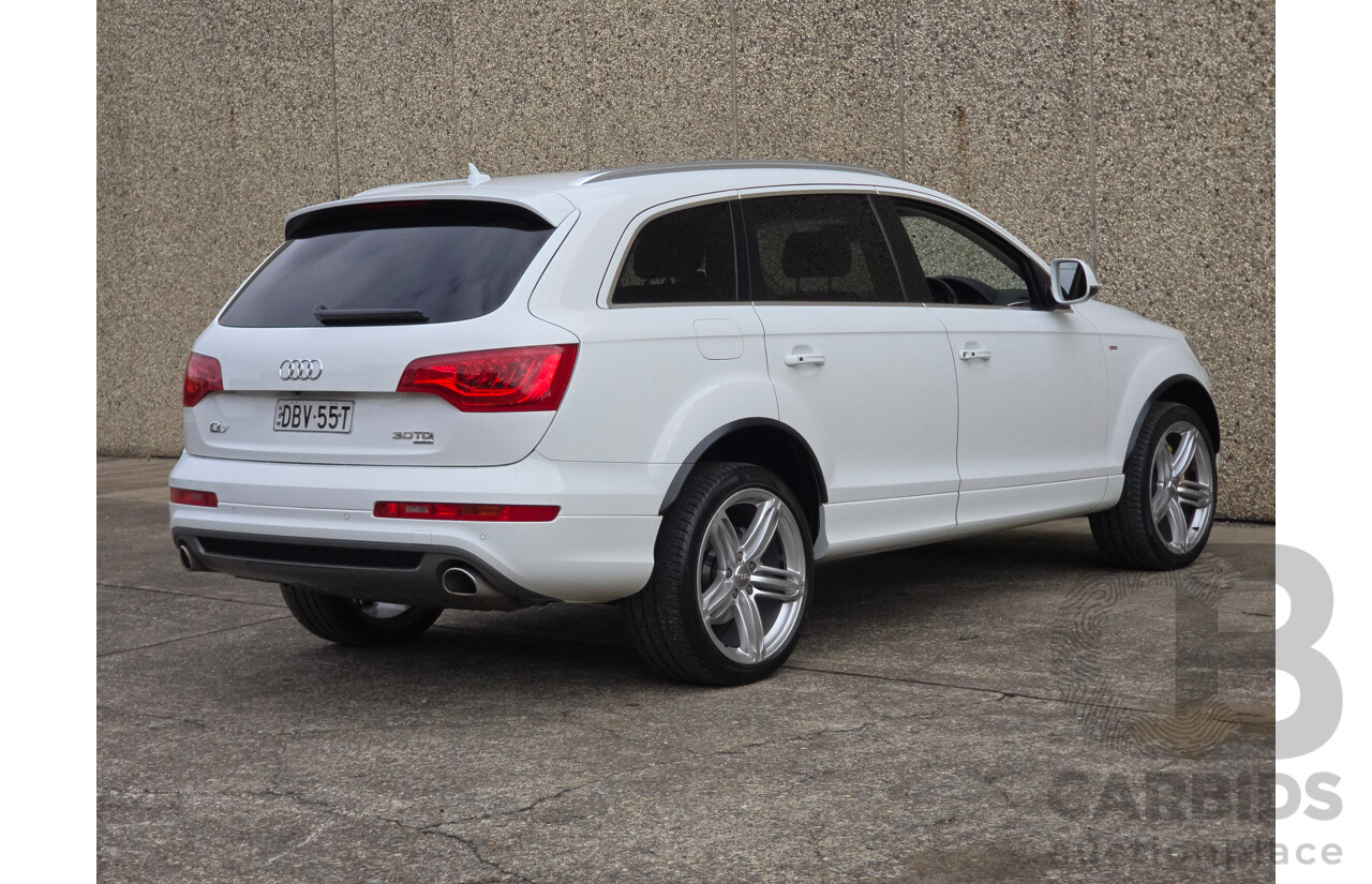 4/2014 Audi Q7 3.0 TDI Quattro (AWD) MY14 4d Wagon White Turbo Diesel 3.0L