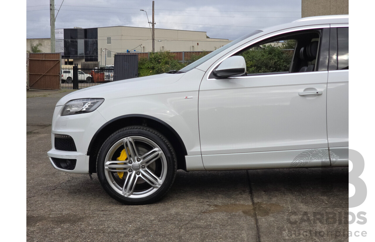 4/2014 Audi Q7 3.0 TDI Quattro (AWD) MY14 4d Wagon White Turbo Diesel 3.0L