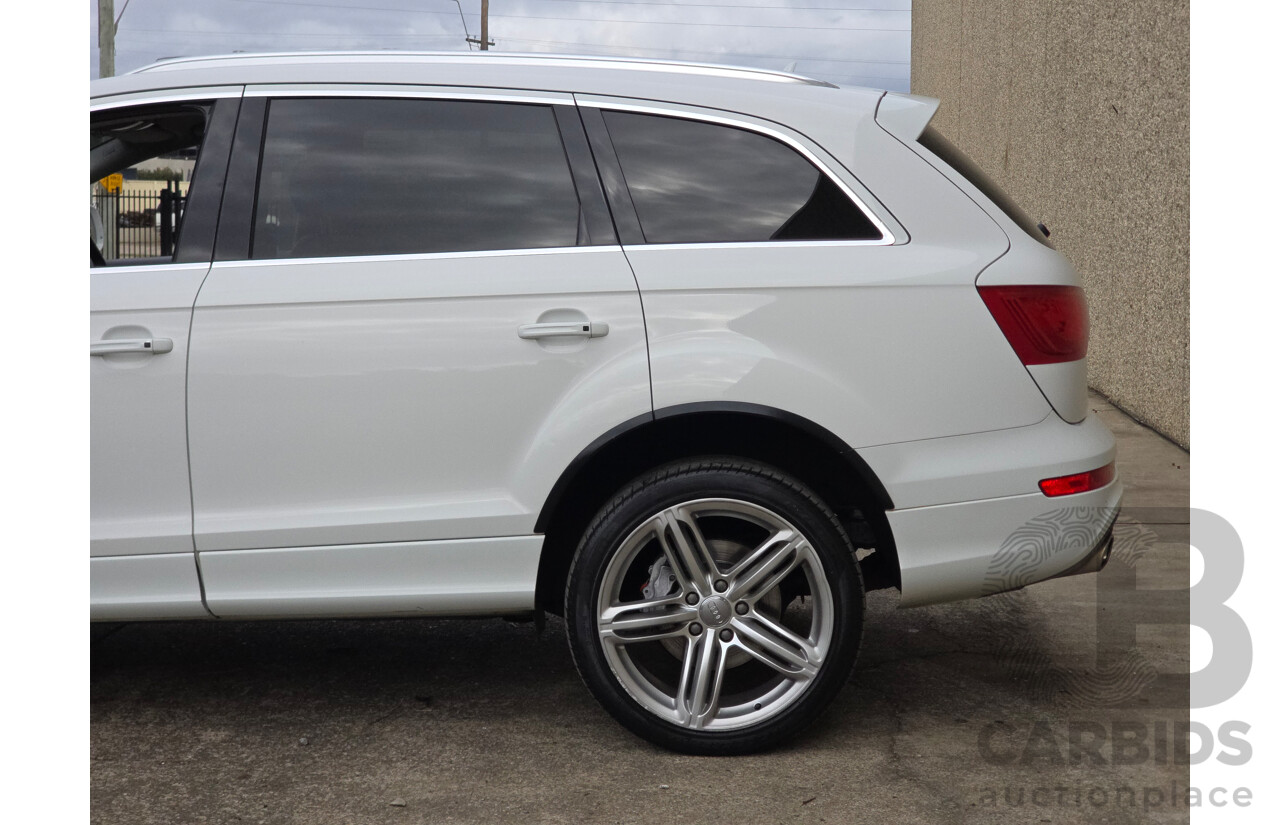 4/2014 Audi Q7 3.0 TDI Quattro (AWD) MY14 4d Wagon White Turbo Diesel 3.0L