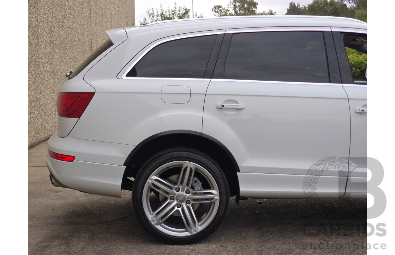 4/2014 Audi Q7 3.0 TDI Quattro (AWD) MY14 4d Wagon White Turbo Diesel 3.0L