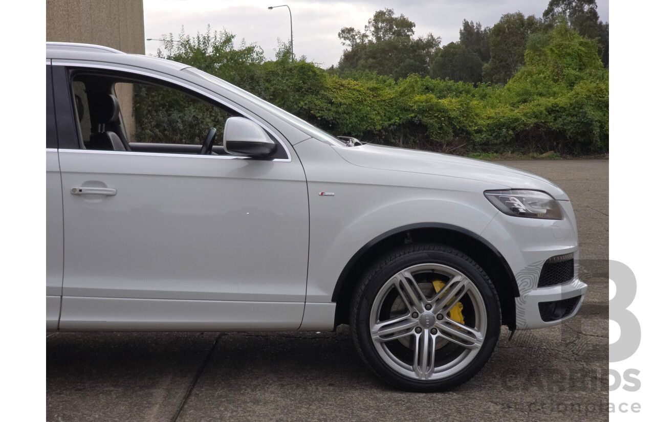 4/2014 Audi Q7 3.0 TDI Quattro (AWD) MY14 4d Wagon White Turbo Diesel 3.0L